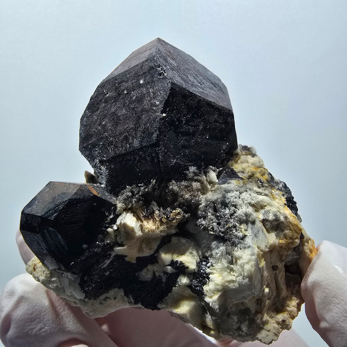 Rare Schorl Tourmaline, Hyalite Opal, Orthoclase Erongo, Namibia 53*50*49mm #12410