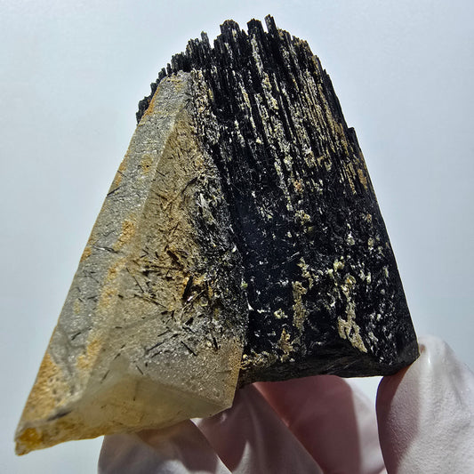 Seltene Schörl Turmalin, Rauchquarz Stufe Erongo, Namibia 60*59*32mm #12411