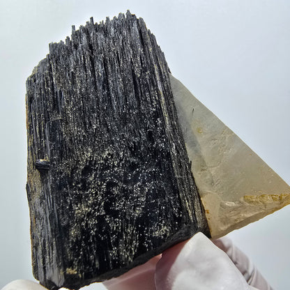 Seltene Schörl Turmalin, Rauchquarz Stufe Erongo, Namibia 60*59*32mm #12411