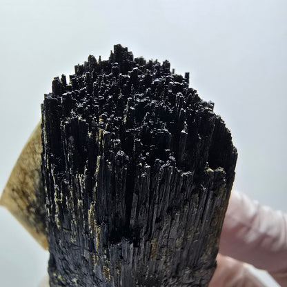 Seltene Schörl Turmalin, Rauchquarz Stufe Erongo, Namibia 60*59*32mm #12411
