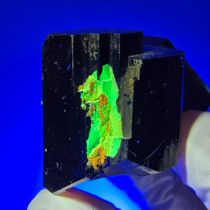 Rare Schorl Tourmaline, Hyalite Opal Specimen Erongo, Namibia 54*38*38mm #12415