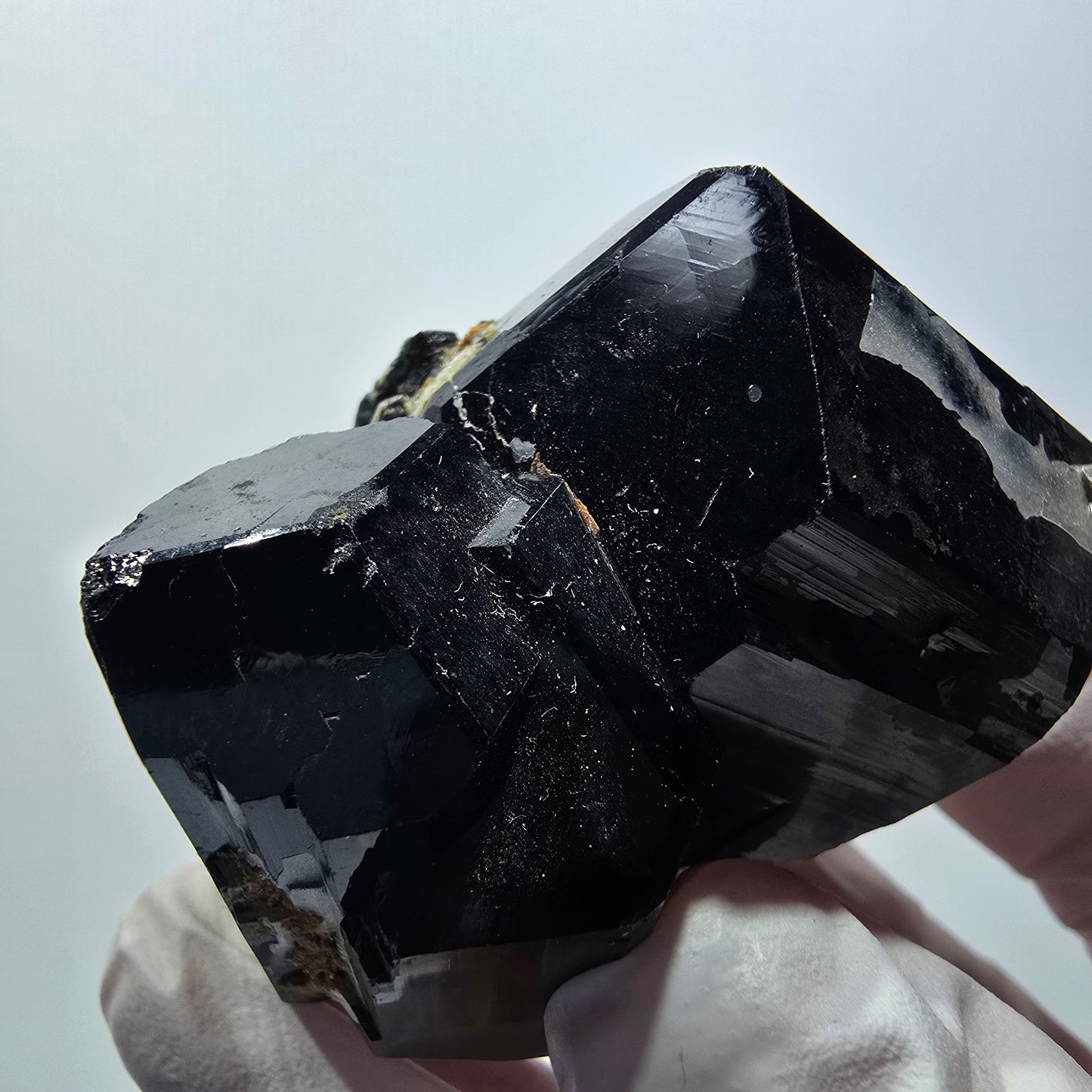 Rare Schorl Tourmaline, Hyalite Opal Specimen Erongo, Namibia 54*38*38mm #12415