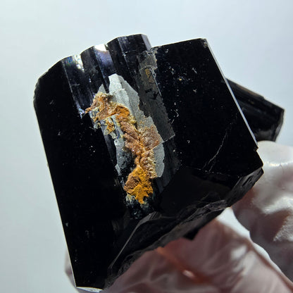 Rare Schorl Tourmaline, Hyalite Opal Specimen Erongo, Namibia 54*38*38mm #12415