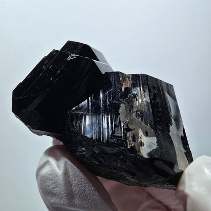 Rare Schorl Tourmaline, Hyalite Opal Specimen Erongo, Namibia 54*38*38mm #12415