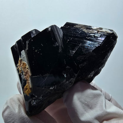 Rare Schorl Tourmaline, Hyalite Opal Specimen Erongo, Namibia 54*38*38mm #12415