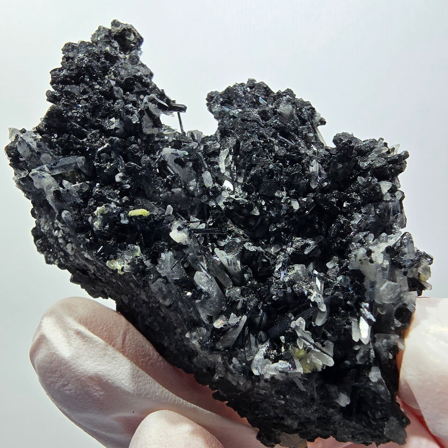 Seltene Schörl Turmalin, Rauchquarz, Muskovit Stufe Erongo, Namibia 69*48*21mm #12419