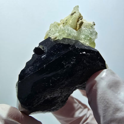 Rare Schorl Tourmaline, Hyalite Opal Specimen Erongo, Namibia 58*42*32mm #12423