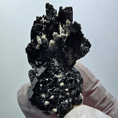 Tourmaline Schorl rare, Opale hyalite, Orthose Erongo, Namibie 62*39*34mm #12432
