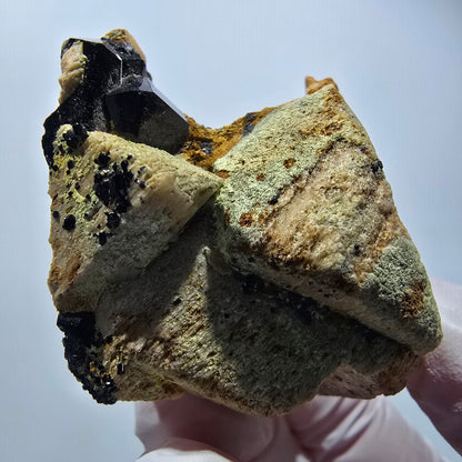 Rare Schorl Tourmaline, Orthoclase specimen Erongo, Namibia 50*42*36mm #12440