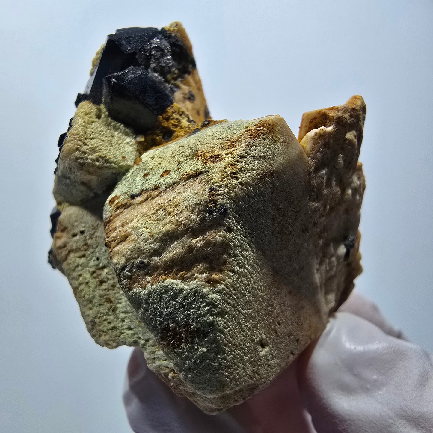 Rare Schorl Tourmaline, Orthoclase specimen Erongo, Namibia 50*42*36mm #12440