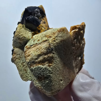 Rare Schorl Tourmaline, Orthoclase specimen Erongo, Namibia 50*42*36mm #12440