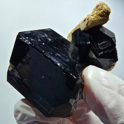 Rare Schorl Tourmaline, Hyalite Opal, Orthoclase Erongo, Namibia 59*45*34mm #12442
