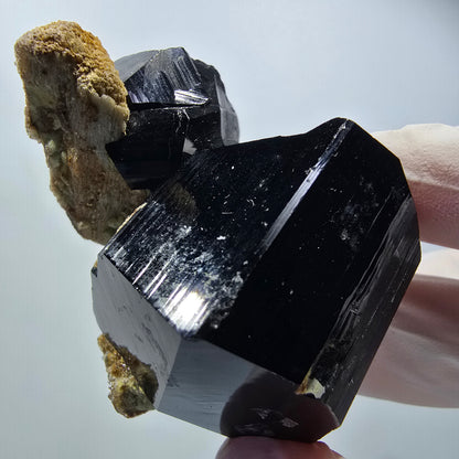 Rare Schorl Tourmaline, Hyalite Opal, Orthoclase Erongo, Namibia 59*45*34mm #12442