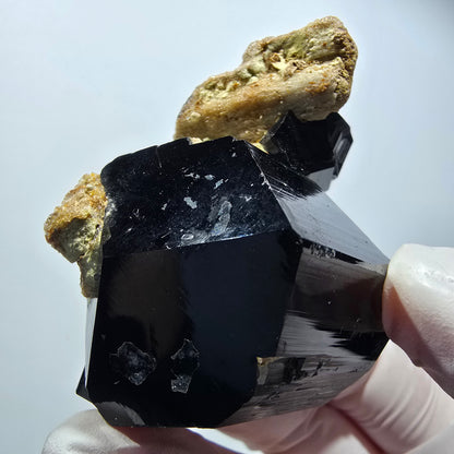 Rare Schorl Tourmaline, Hyalite Opal, Orthoclase Erongo, Namibia 59*45*34mm #12442