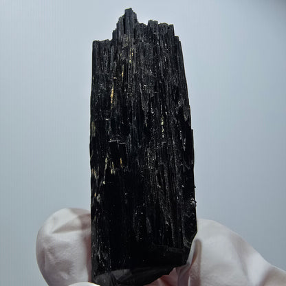 Tourmaline Schorl rare avec Opale Hyalite Erongo, Namibie 52*20*20mm #12443