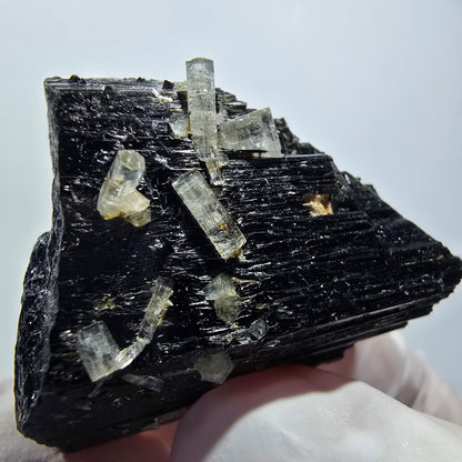 Rare Schorl Tourmaline, Goshenite (Beryl) Specimen Erongo, Namibia 41*31*23mm #12444