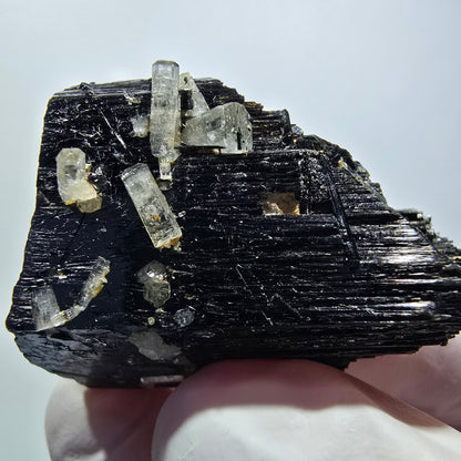 Rare Schorl Tourmaline, Goshenite (Beryl) Specimen Erongo, Namibia 41*31*23mm #12444