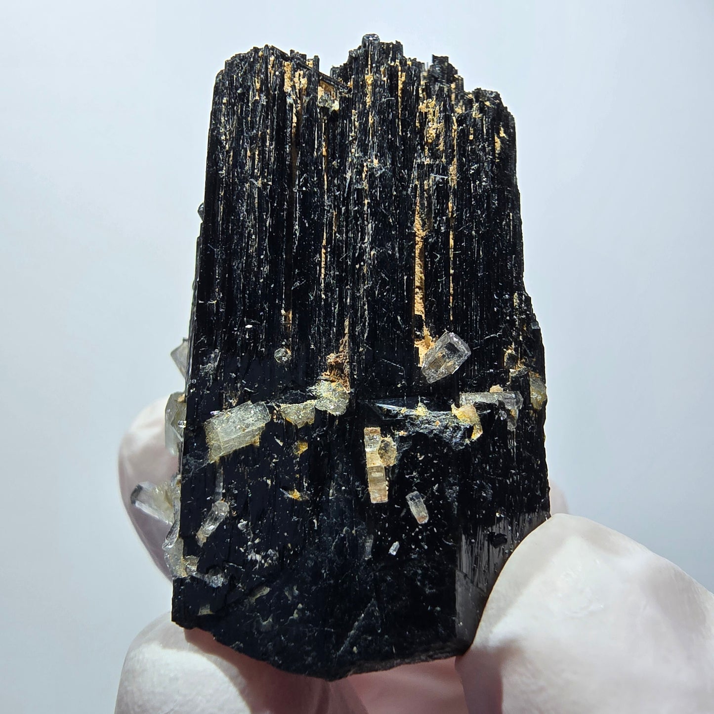 Rare Schorl Tourmaline, Goshenite (Beryl) Specimen Erongo, Namibia 41*31*23mm #12444