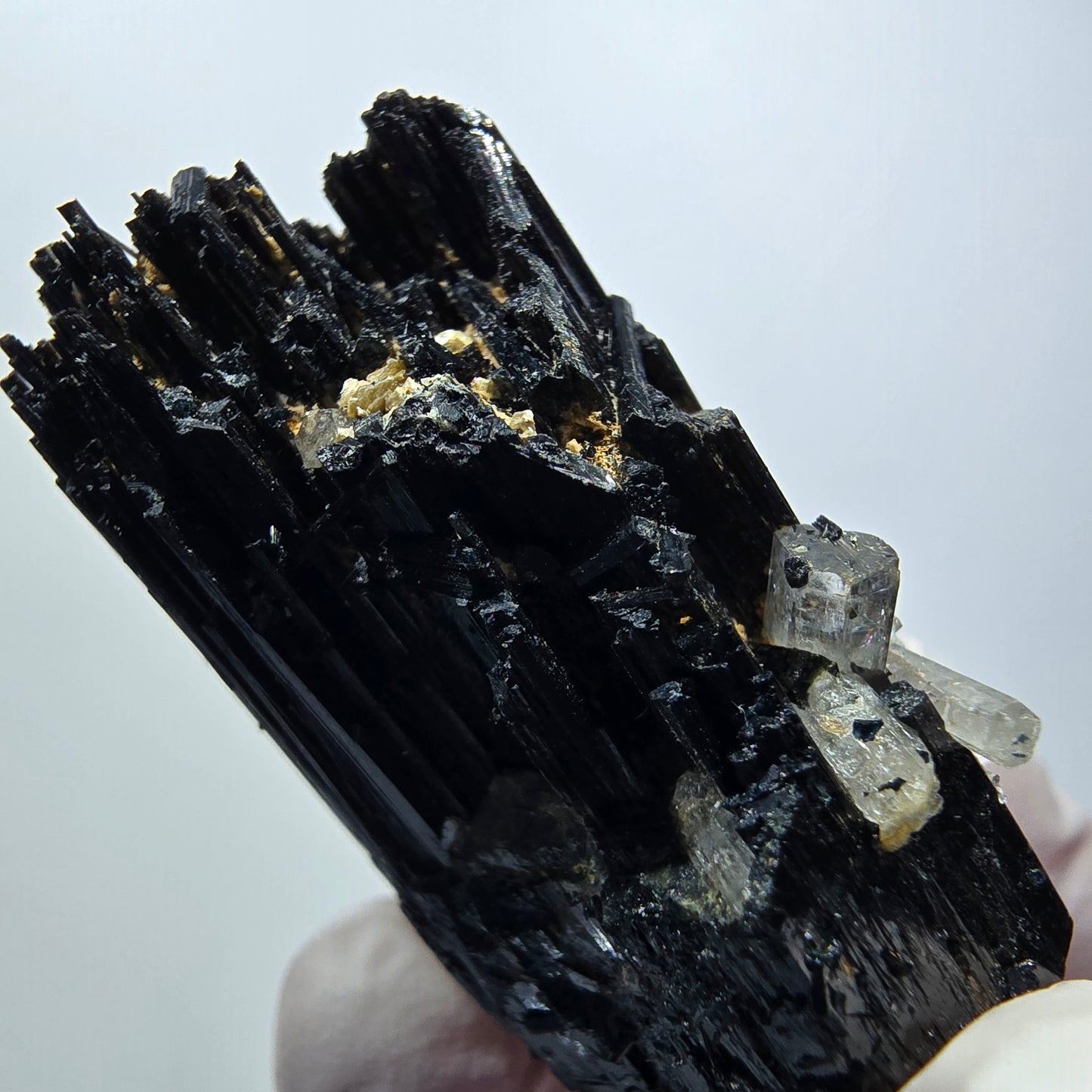 Rare Schorl Tourmaline, Goshenite (Beryl) Specimen Erongo, Namibia 41*31*23mm #12444
