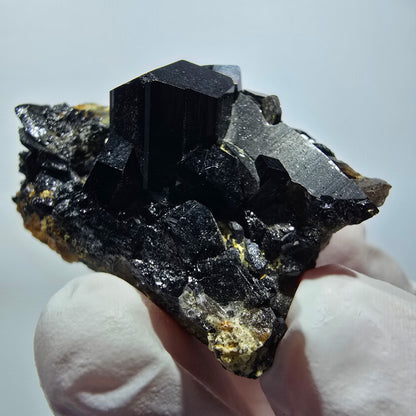 Seltene Schörl Turmalin, Rauchquarz Stufe Erongo, Namibia 41*31*27mm #12448