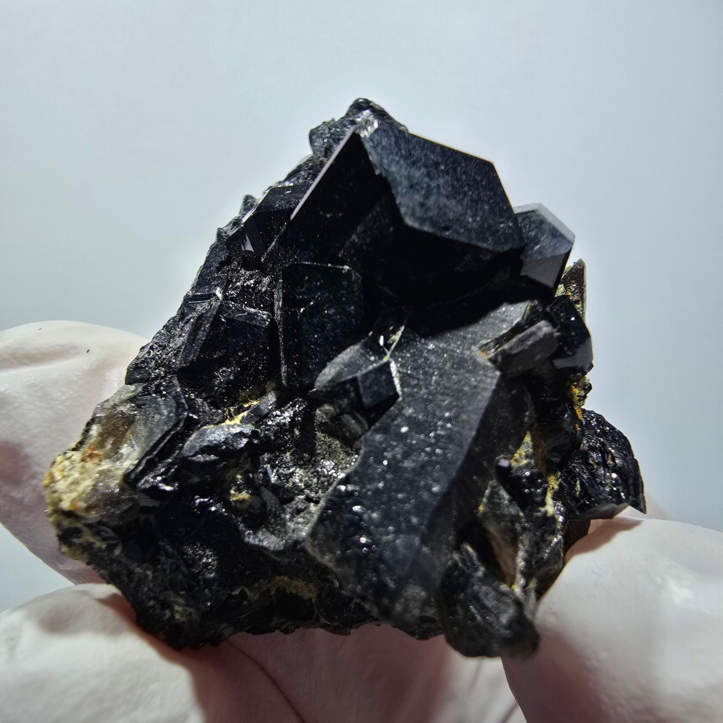 Seltene Schörl Turmalin, Rauchquarz Stufe Erongo, Namibia 41*31*27mm #12448