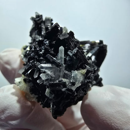 Seltene Schörl Turmalin, Rauchquarz, Muskovit Stufe Erongo, Namibia 61*37*24mm #12450