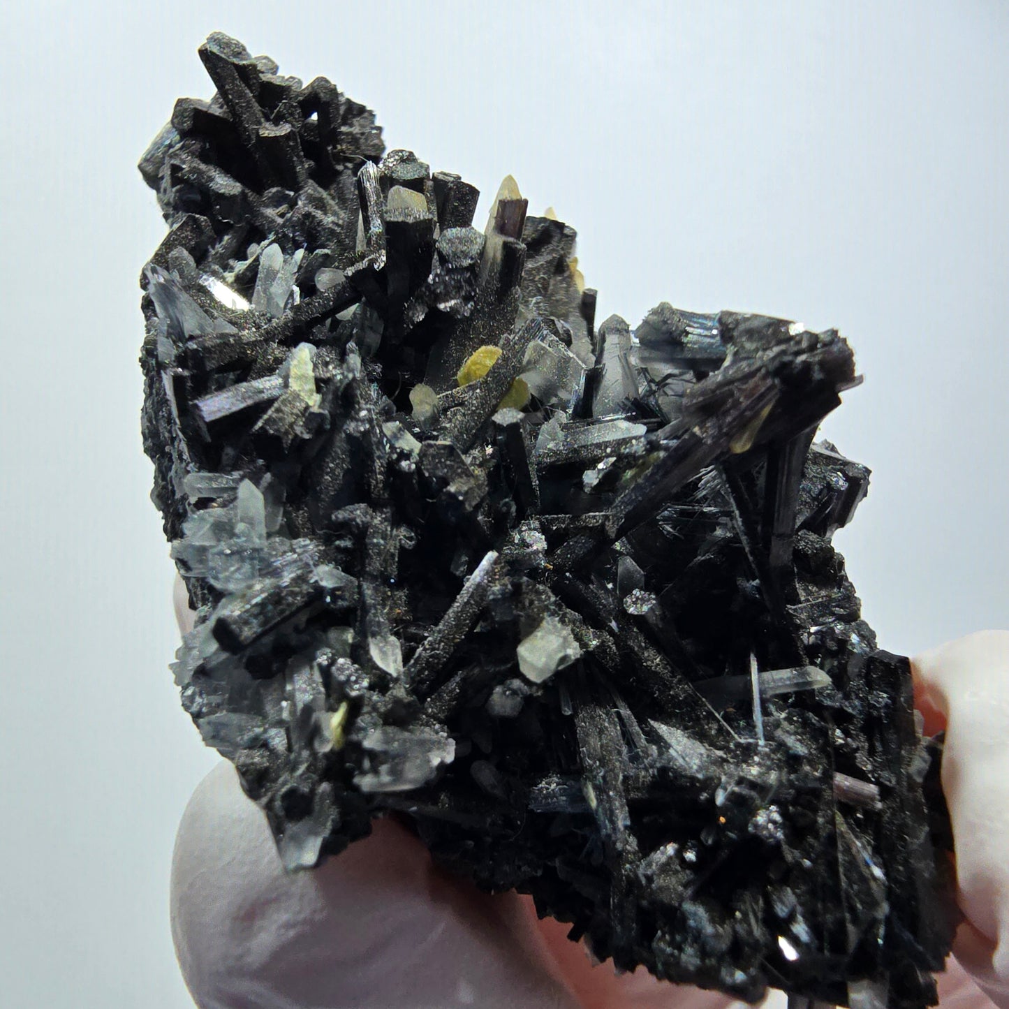 Seltene Schörl Turmalin, Rauchquarz, Muskovit Stufe Erongo, Namibia 61*37*24mm #12450