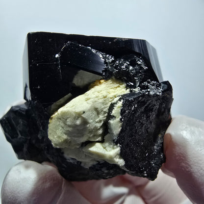 Symmetrical Schorl Tourmaline with Orthoclase Erongo, Namibia 43*34*28mm #12451