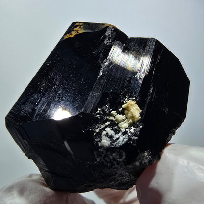 Symmetrischer Schörl Turmalin mit Orthoklas Erongo, Namibia 37*33*31mm #12455