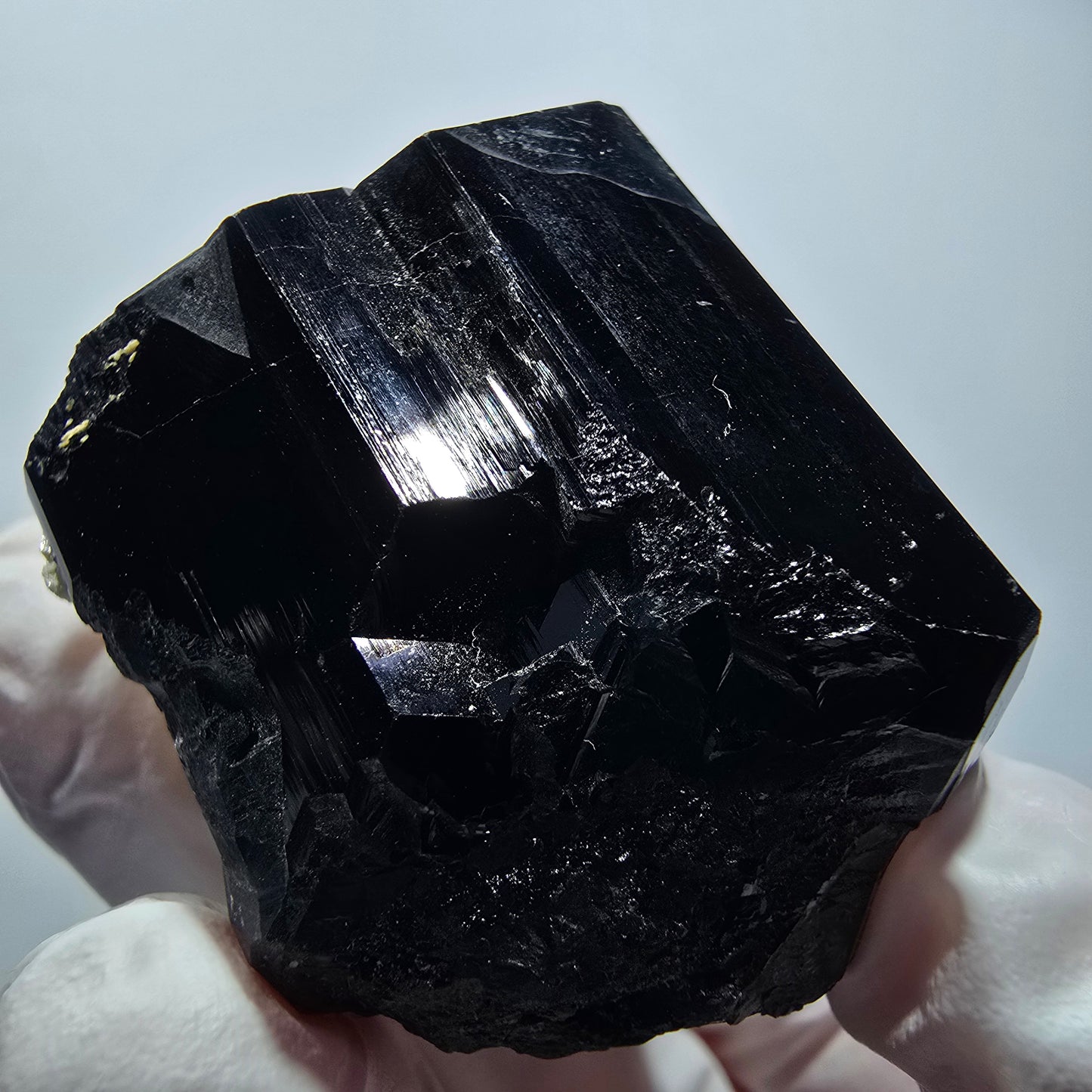 Symmetrischer Schörl Turmalin mit Orthoklas Erongo, Namibia 37*33*31mm #12455