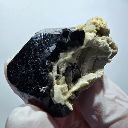 Symmetrischer Schörl Turmalin mit Orthoklas Erongo, Namibia 38*33*21mm #12461
