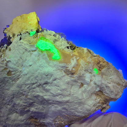 Grande fluorine fantôme, opale hyalite, étagère orthose Erongo, Namibie 113*81*47mm #12465
