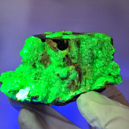 Rare Schorl Tourmaline with Hyalite Erongo, Namibia 75*69*48mm #12466