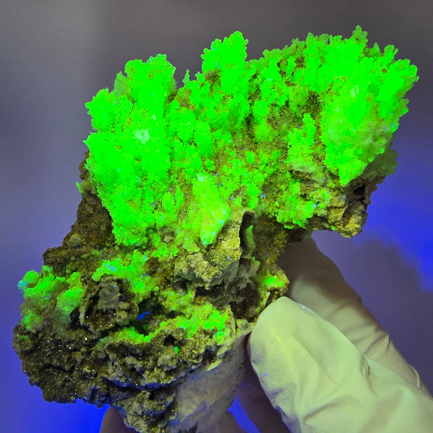 Hyalit Opal, Muskovit, Orthoklas, Schörl Turmalin Stufe Erongo, Namibia 83*56*53mm #12467