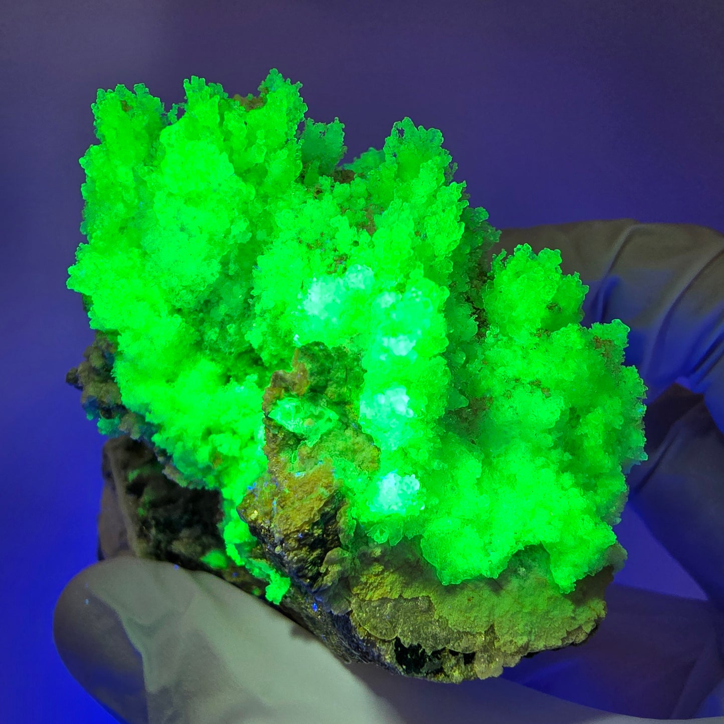 Hyalit Opal, Muskovit, Orthoklas, Schörl Turmalin Stufe Erongo, Namibia 83*56*53mm #12467