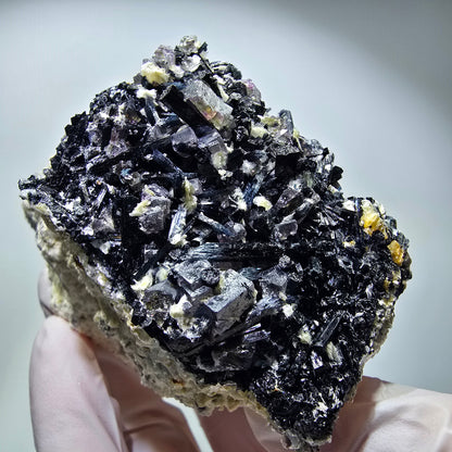 Colorful Phantom Fluorite, Schorl Tourmaline Muscovite Specimen Erongo, Namibia 93*91*54mm #12468