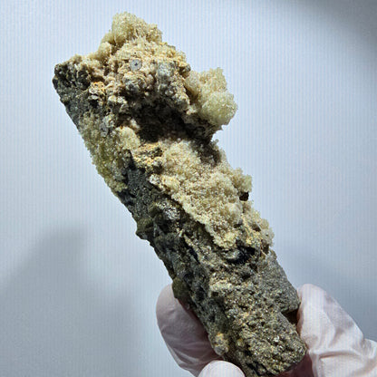 Large Schorl Tourmaline, Hyalite Opal, Muscovite Specimen Erongo, Namibia 103*45*38mm #12472