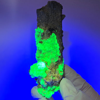 Large Schorl Tourmaline, Hyalite Opal, Muscovite Specimen Erongo, Namibia 103*45*38mm #12472
