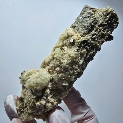 Large Schorl Tourmaline, Hyalite Opal, Muscovite Specimen Erongo, Namibia 103*45*38mm #12472