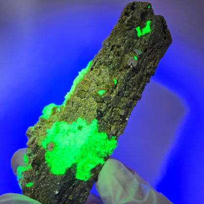 Large Schorl Tourmaline, Hyalite Opal, Muscovite Specimen Erongo, Namibia 103*45*38mm #12472