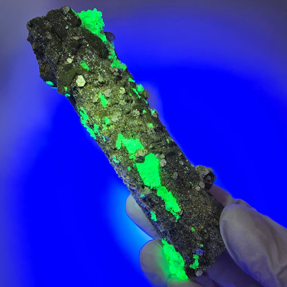 Large Schorl Tourmaline, Hyalite Opal, Muscovite Specimen Erongo, Namibia 102*32*29mm #12473