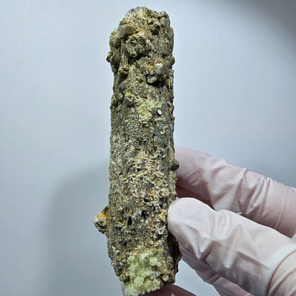 Large Schorl Tourmaline, Hyalite Opal, Muscovite Specimen Erongo, Namibia 102*32*29mm #12473