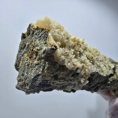 Large Schorl Tourmaline, Hyalite Opal, Muscovite Specimen Erongo, Namibia 123*30*29mm #12474