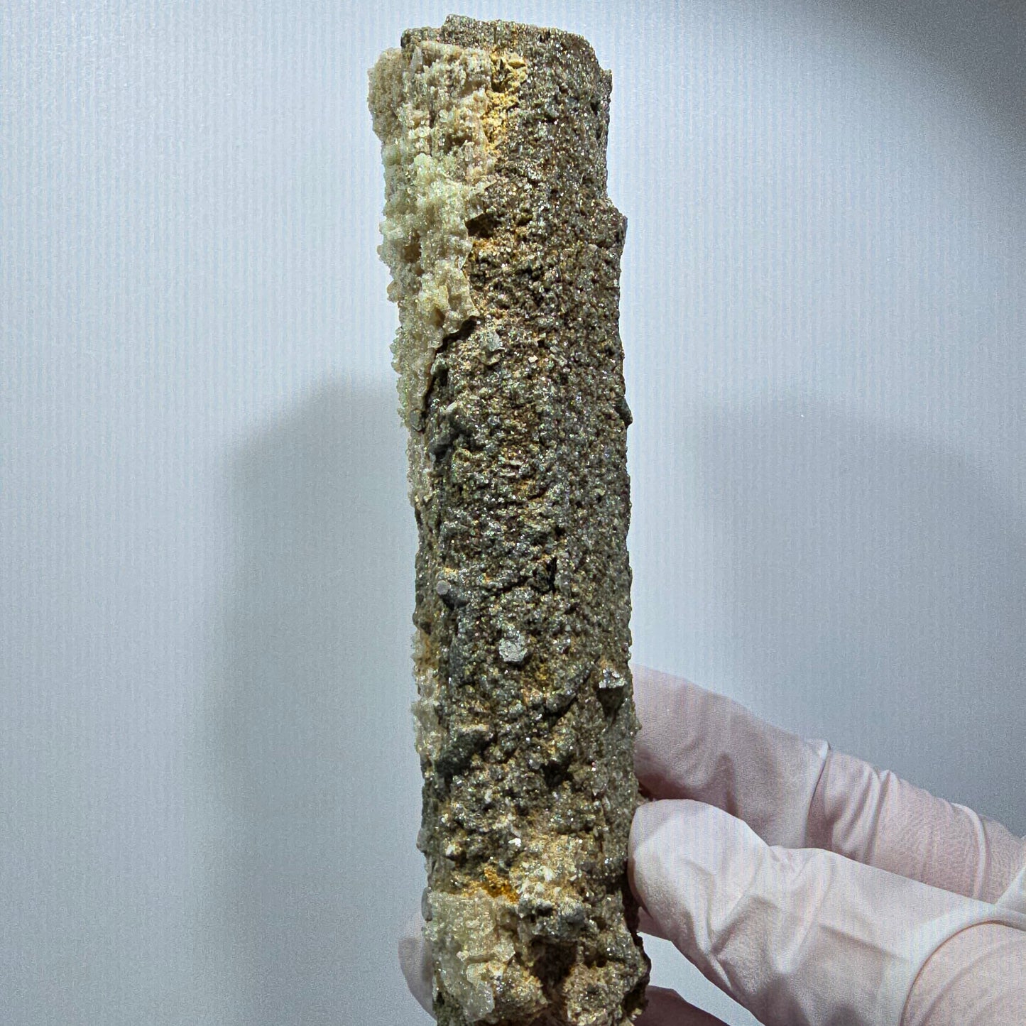Large Schorl Tourmaline, Hyalite Opal, Muscovite Specimen Erongo, Namibia 123*30*29mm #12474