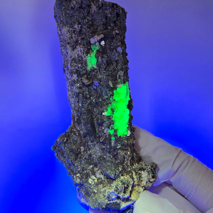Large Schorl Tourmaline, Hyalite Opal, Muscovite Specimen Erongo, Namibia 110*51*39mm #12475