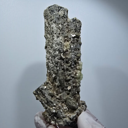 Large Schorl Tourmaline, Hyalite Opal, Muscovite Specimen Erongo, Namibia 110*51*39mm #12475