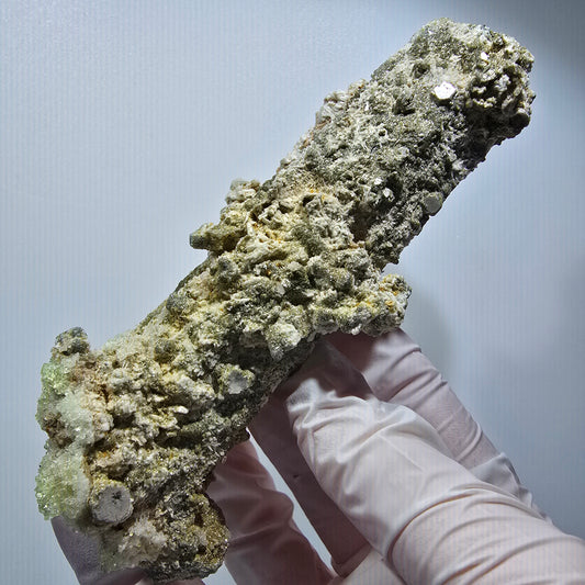 Große Schörl Turmalin, Hyalit Opal, Muskovit Stufe Erongo, Namibia 119*50*39mm #12476