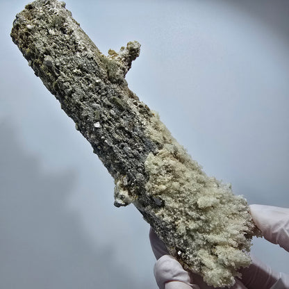 Large Schorl Tourmaline, Hyalite Opal, Muscovite Specimen Erongo, Namibia 149*53*41mm #12478
