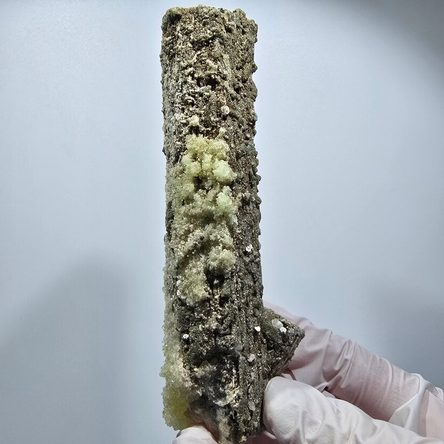 Large Schorl Tourmaline, Hyalite Opal, Muscovite Specimen Erongo, Namibia 116*41*32mm #12481