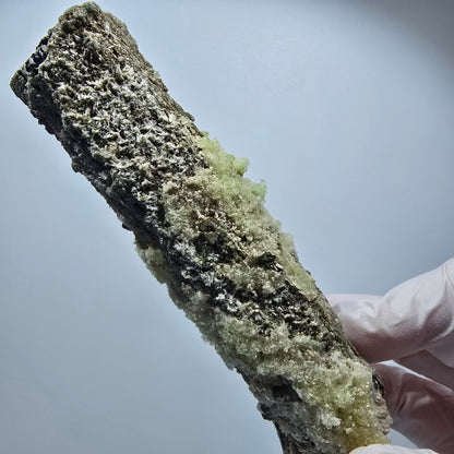 Large Schorl Tourmaline, Hyalite Opal, Muscovite Specimen Erongo, Namibia 116*41*32mm #12481